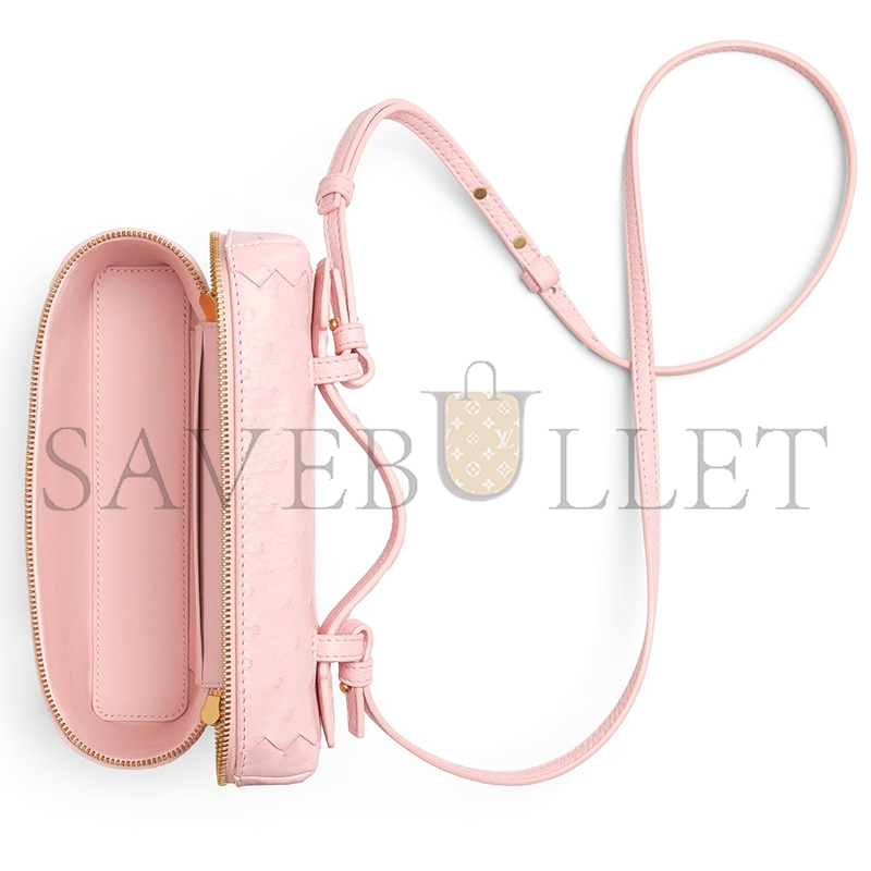 B0tt*ga Ven*ta BANG BANG OSTRICH LEATHER 817785V3RQ36858 (22*12.5*5cm)